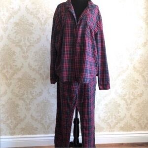 La SENZA Red and Black Plaid Pajama Set